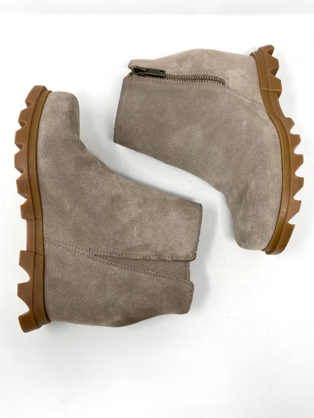 Sorel Joan of Arctic Wedge Zip Bootie Suede Ankle Boot 6 - Picture 6 of 12